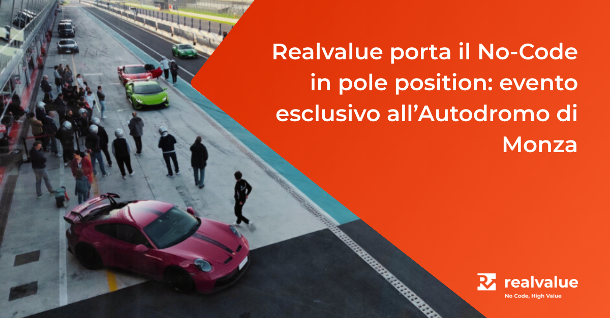 Realvalue porta il No-Code in pole position: evento esclusivo all’Autodromo di Monza
